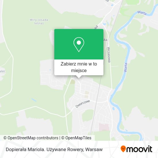 Mapa Dopierała Mariola. Używane Rowery