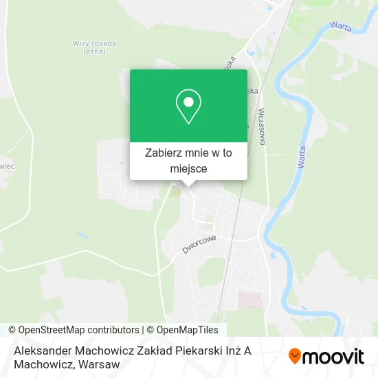 Mapa Aleksander Machowicz Zakład Piekarski Inż A Machowicz