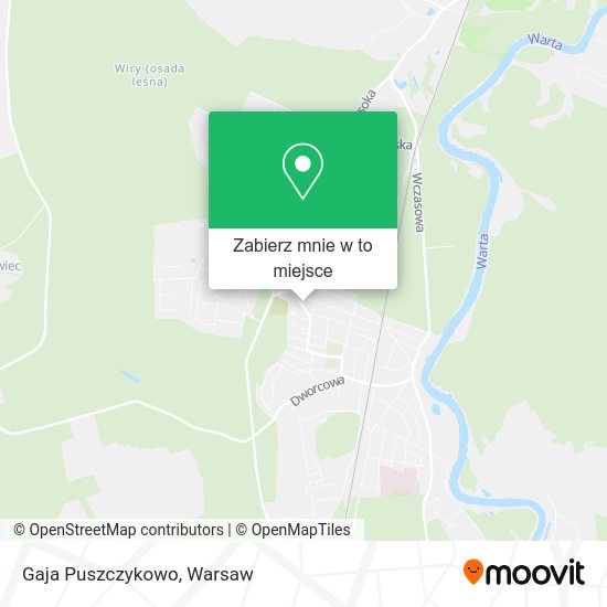 Mapa Gaja Puszczykowo