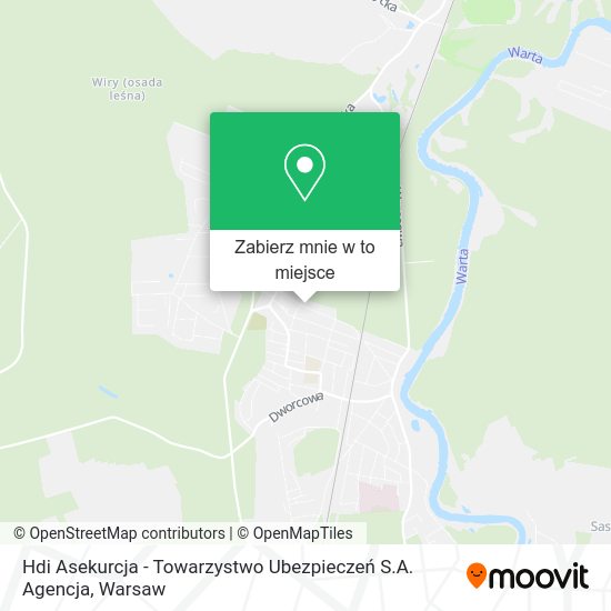 Mapa Hdi Asekurcja - Towarzystwo Ubezpieczeń S.A. Agencja