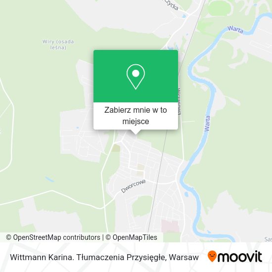 Mapa Wittmann Karina. Tłumaczenia Przysięgłe