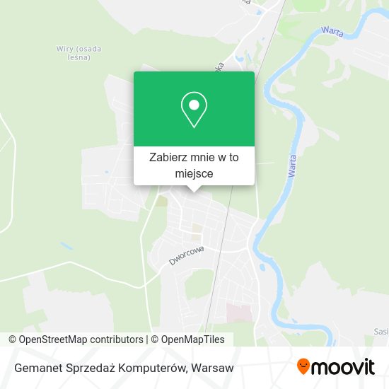 Mapa Gemanet Sprzedaż Komputerów