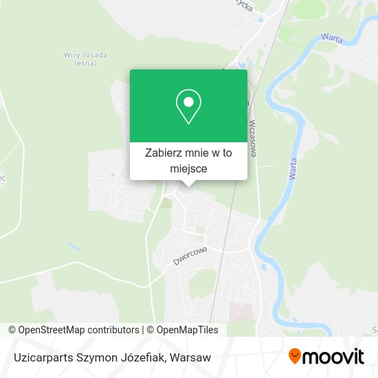 Mapa Uzicarparts Szymon Józefiak