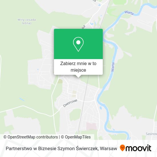 Mapa Partnerstwo w Biznesie Szymon Świerczek