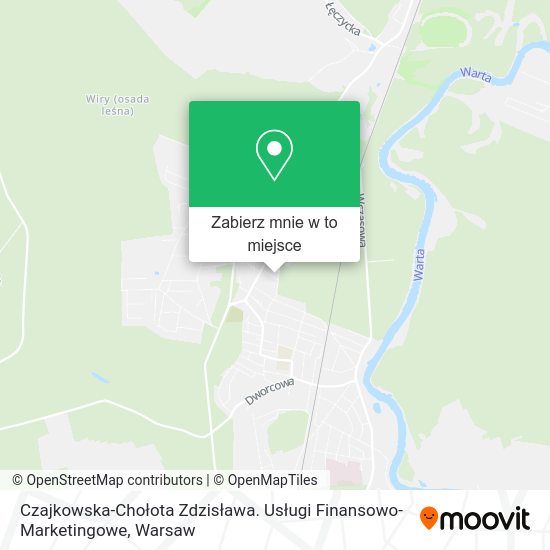 Mapa Czajkowska-Chołota Zdzisława. Usługi Finansowo-Marketingowe