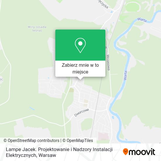 Mapa Lampe Jacek. Projektowanie i Nadzory Instalacji Elektrycznych