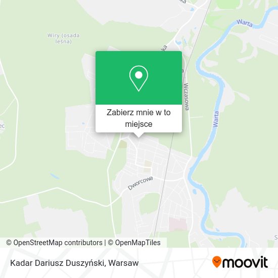 Mapa Kadar Dariusz Duszyński