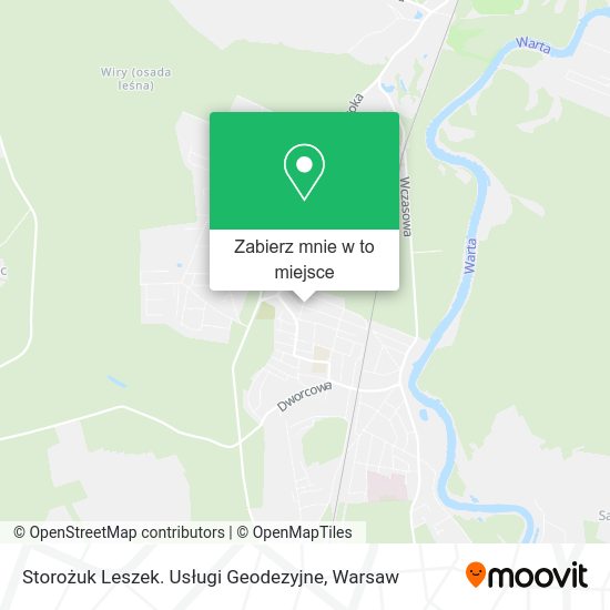 Mapa Storożuk Leszek. Usługi Geodezyjne