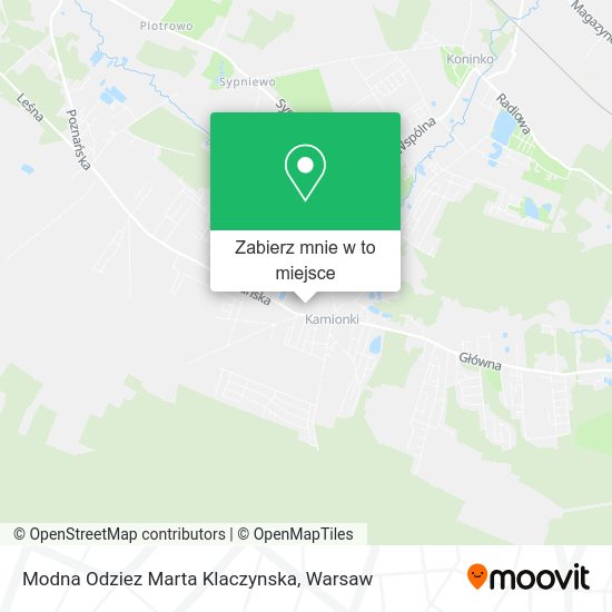 Mapa Modna Odziez Marta Klaczynska