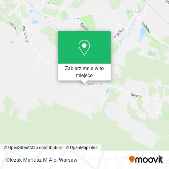 Mapa Olczak Mariusz M A o