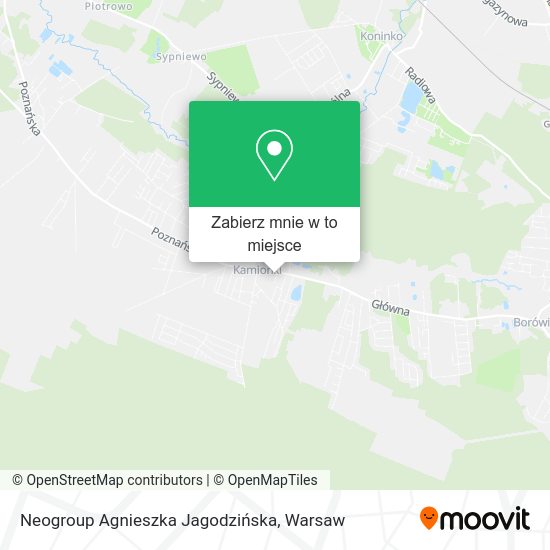 Mapa Neogroup Agnieszka Jagodzińska