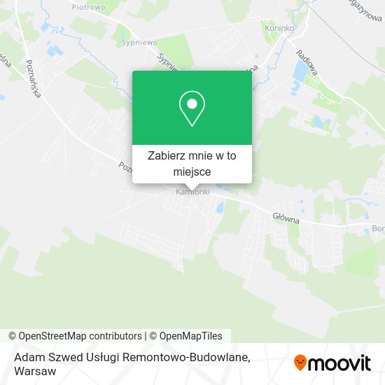 Mapa Adam Szwed Usługi Remontowo-Budowlane