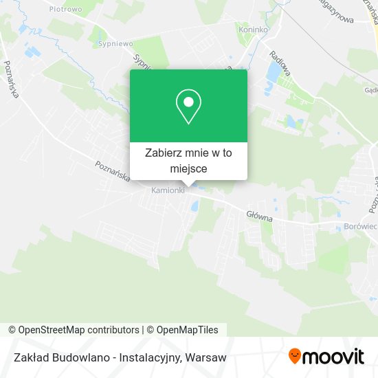 Mapa Zakład Budowlano - Instalacyjny