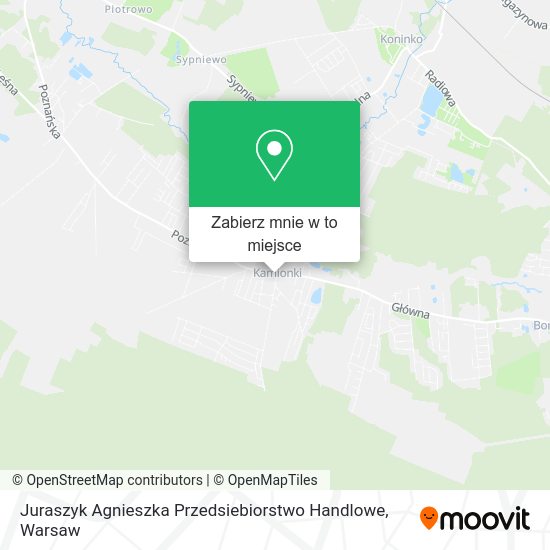 Mapa Juraszyk Agnieszka Przedsiebiorstwo Handlowe