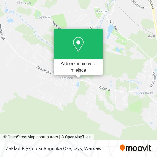 Mapa Zakład Fryzjerski Angelika Czajczyk