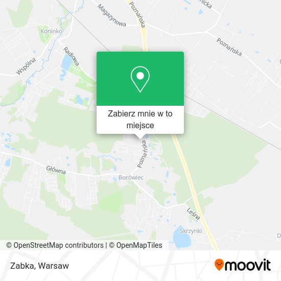 Mapa Zabka