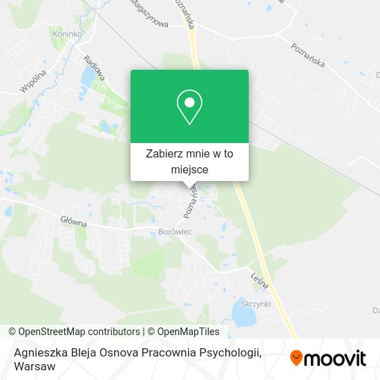 Mapa Agnieszka Bleja Osnova Pracownia Psychologii