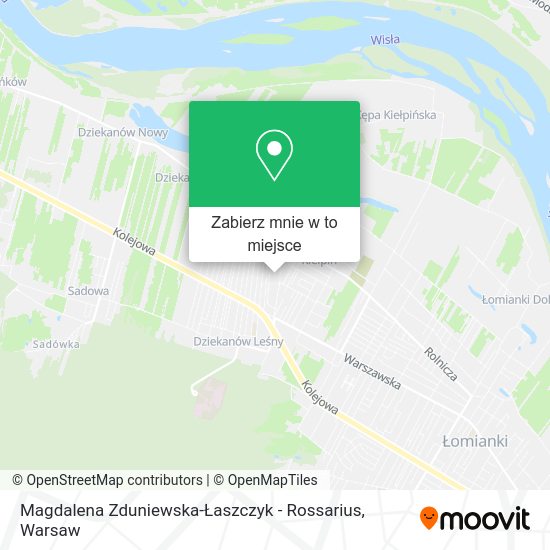 Mapa Magdalena Zduniewska-Łaszczyk - Rossarius