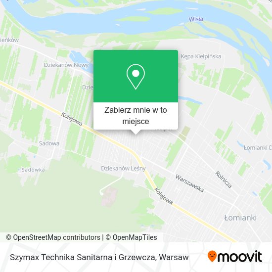 Mapa Szymax Technika Sanitarna i Grzewcza