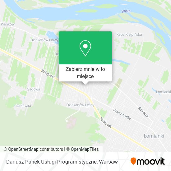 Mapa Dariusz Panek Usługi Programistyczne