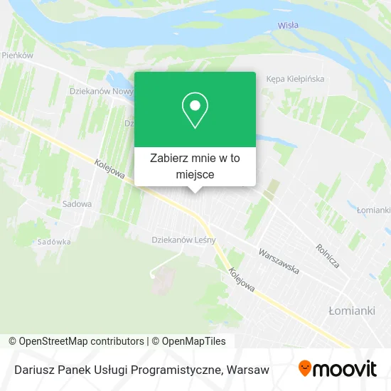 Mapa Dariusz Panek Usługi Programistyczne