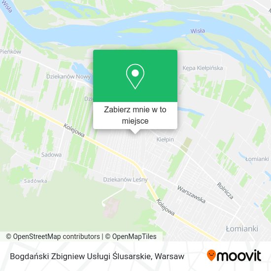 Mapa Bogdański Zbigniew Usługi Ślusarskie