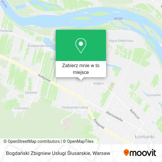 Mapa Bogdański Zbigniew Usługi Ślusarskie