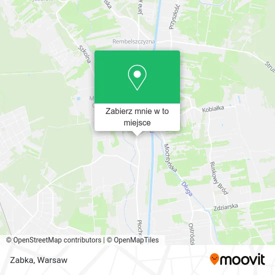 Mapa Zabka
