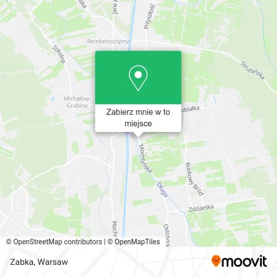 Mapa Zabka