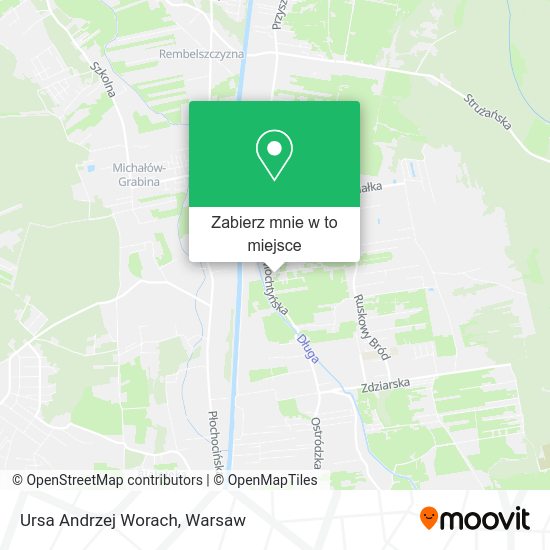 Mapa Ursa Andrzej Worach