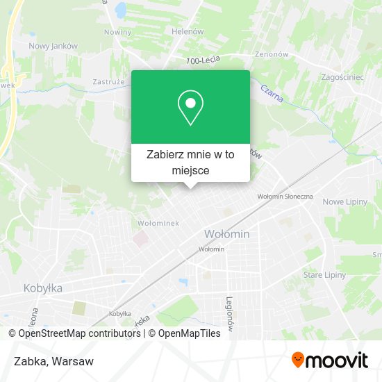 Mapa Zabka