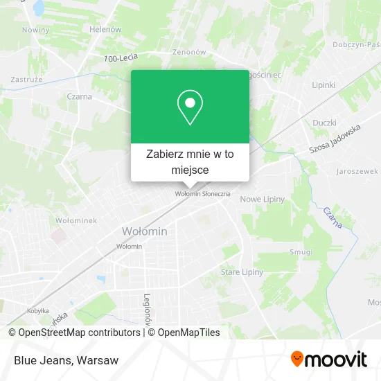 Mapa Blue Jeans