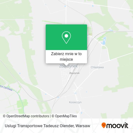 Mapa Uslugi Transportowe Tadeusz Olender