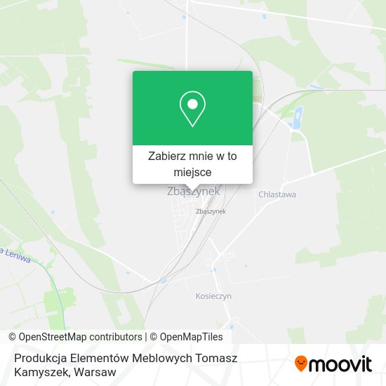 Mapa Produkcja Elementów Meblowych Tomasz Kamyszek