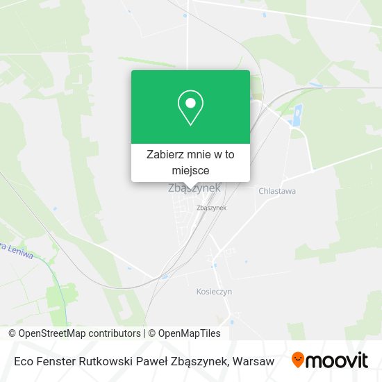 Mapa Eco Fenster Rutkowski Paweł Zbąszynek