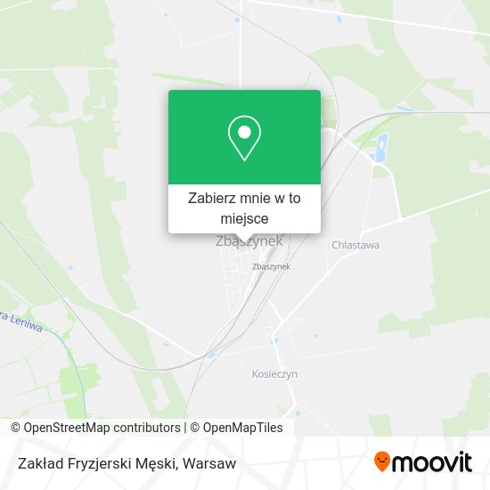 Mapa Zakład Fryzjerski Męski