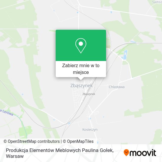 Mapa Produkcja Elementów Meblowych Paulina Gołek