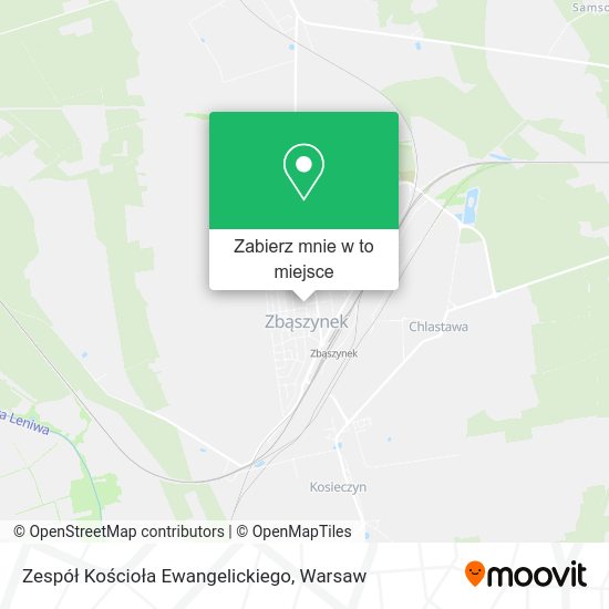 Mapa Zespół Kościoła Ewangelickiego