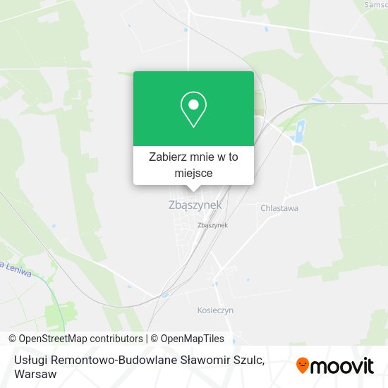 Mapa Usługi Remontowo-Budowlane Sławomir Szulc