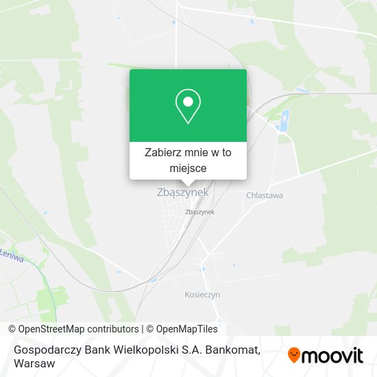 Mapa Gospodarczy Bank Wielkopolski S.A. Bankomat