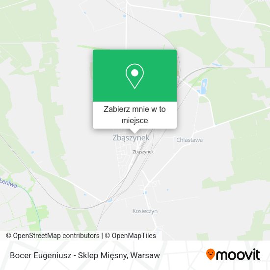 Mapa Bocer Eugeniusz - Sklep Mięsny