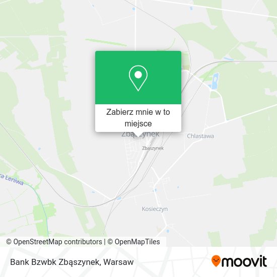 Mapa Bank Bzwbk Zbąszynek