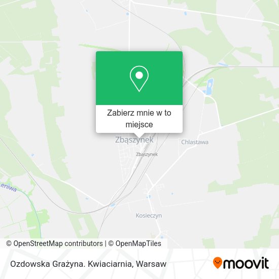 Mapa Ozdowska Grażyna. Kwiaciarnia