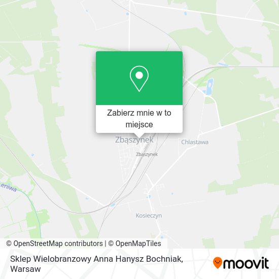 Mapa Sklep Wielobranzowy Anna Hanysz Bochniak