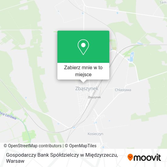 Mapa Gospodarczy Bank Spółdzielczy w Międzyrzeczu