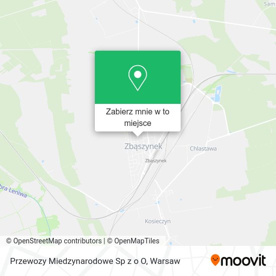 Mapa Przewozy Miedzynarodowe Sp z o O