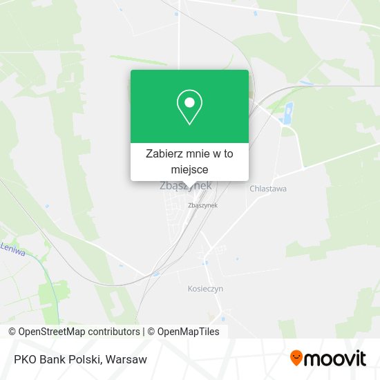 Mapa PKO Bank Polski