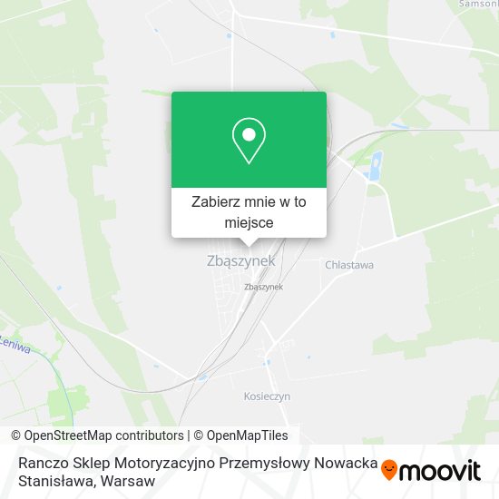 Mapa Ranczo Sklep Motoryzacyjno Przemysłowy Nowacka Stanisława