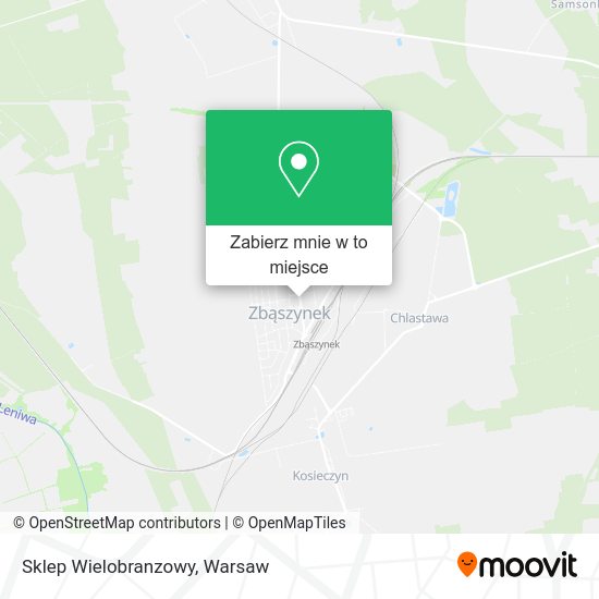 Mapa Sklep Wielobranzowy