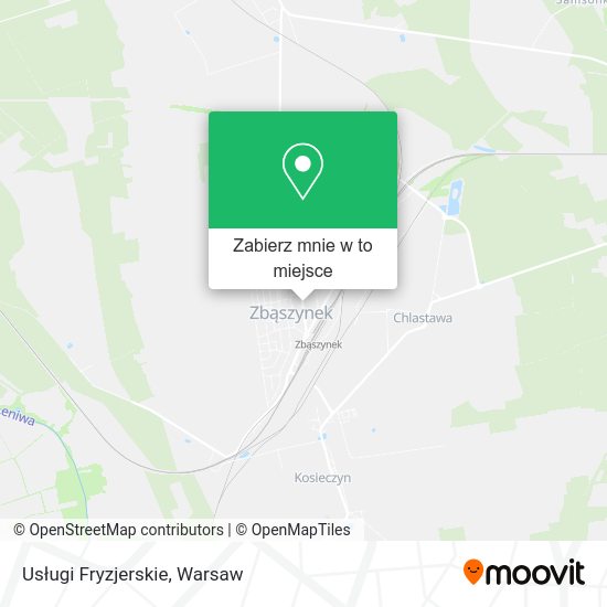 Mapa Usługi Fryzjerskie